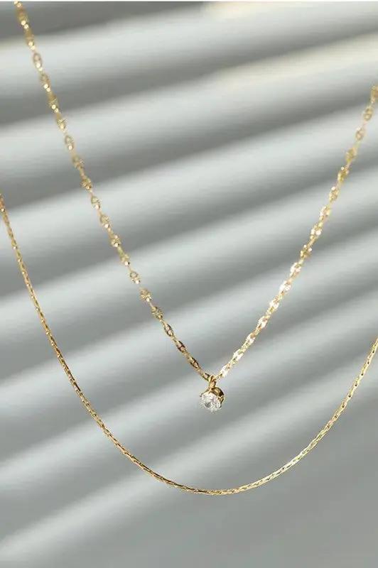 Collar Cadena de Acero Inoxidable con Oro 18K – Capas/Layers, Cadena Delicada y Resistente al Agua by Yanet Collective