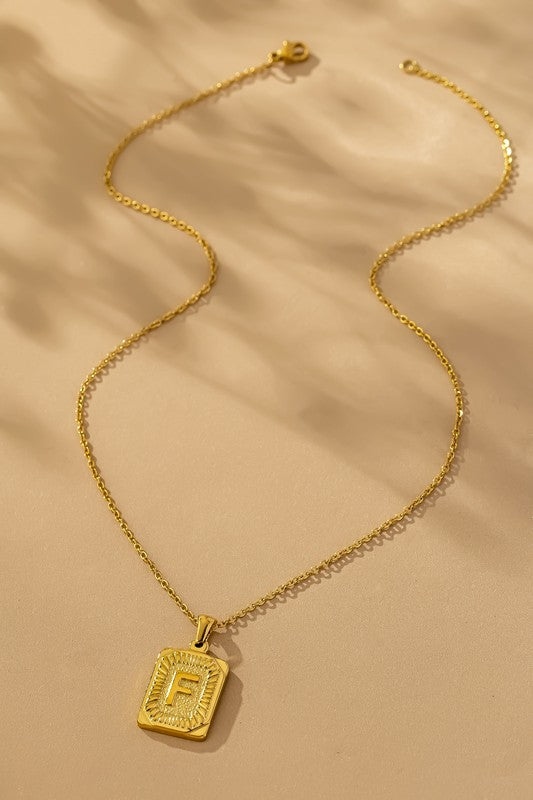 Collar Iniciales Acero Inoxidable by LA3accessories