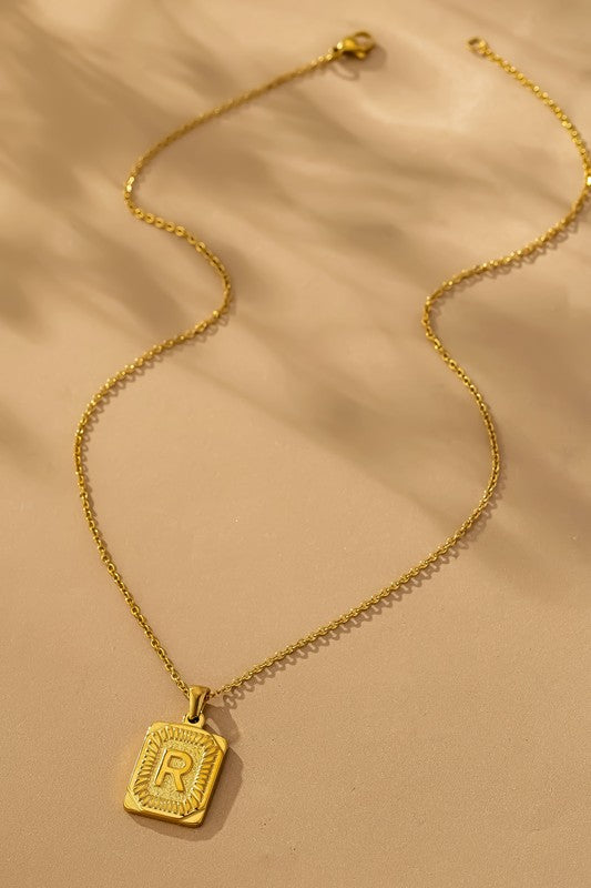 Collar Iniciales Acero Inoxidable by LA3accessories