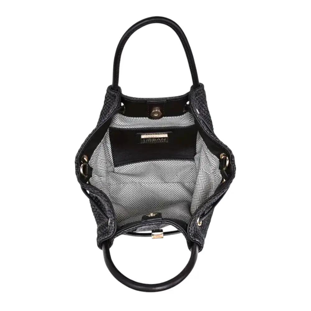 Bolsa Crossbody de Paja Tejida con Herrajes Dorados | Estilo Boho Chic Mujer by joiaaccessory.com