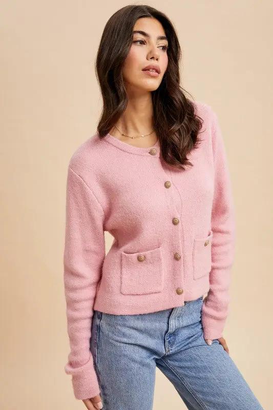 Cárdigan Sueter de Mujer Elegante con Botones Barrocos by Yanet Collective