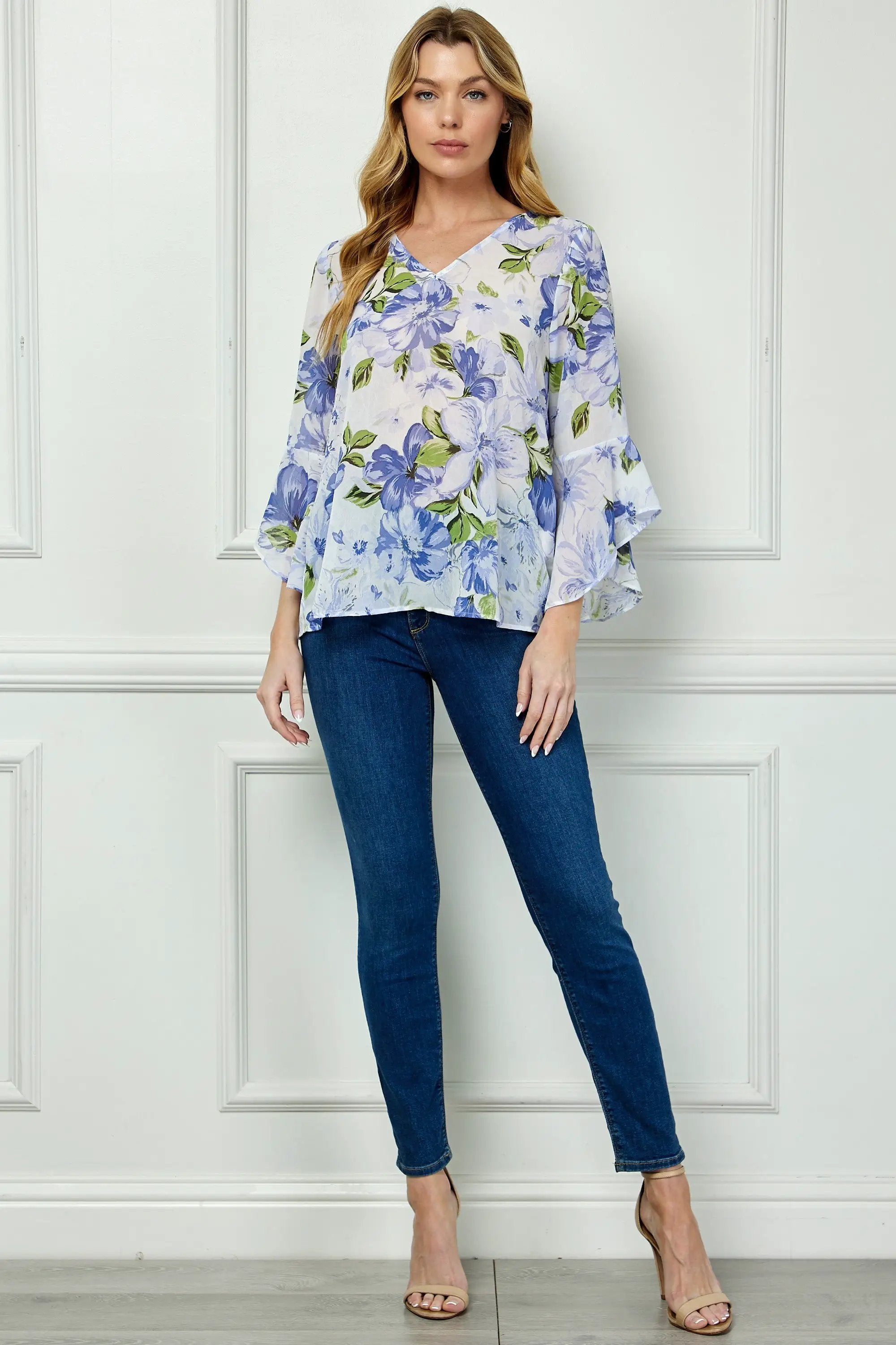 Top Lavanda con Volantes by Yanet Collective