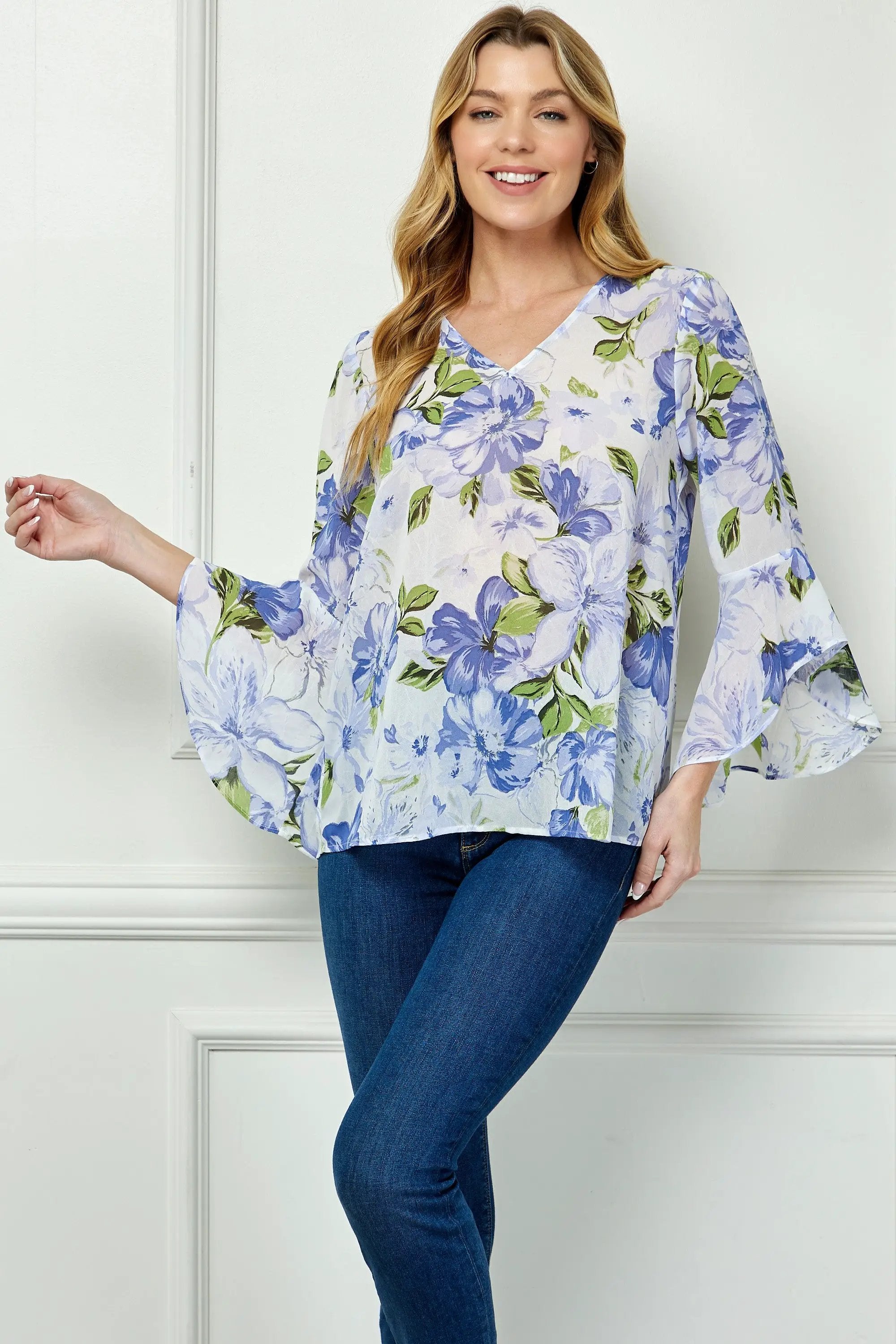 Top Lavanda con Volantes by Yanet Collective