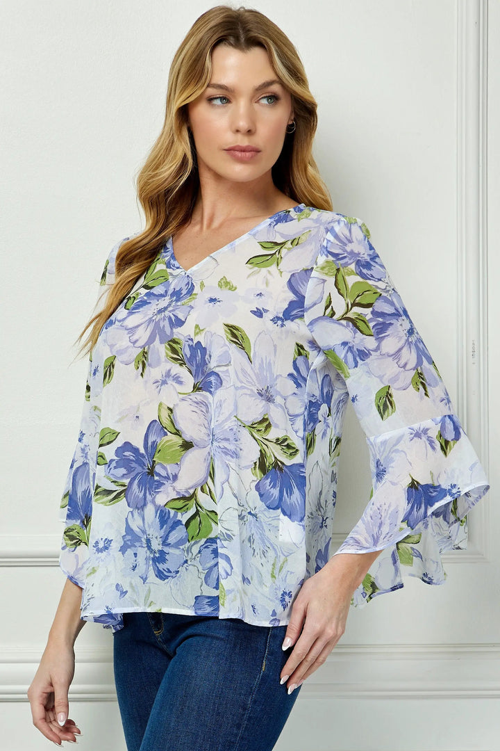 Top Lavanda con Volantes by Yanet Collective