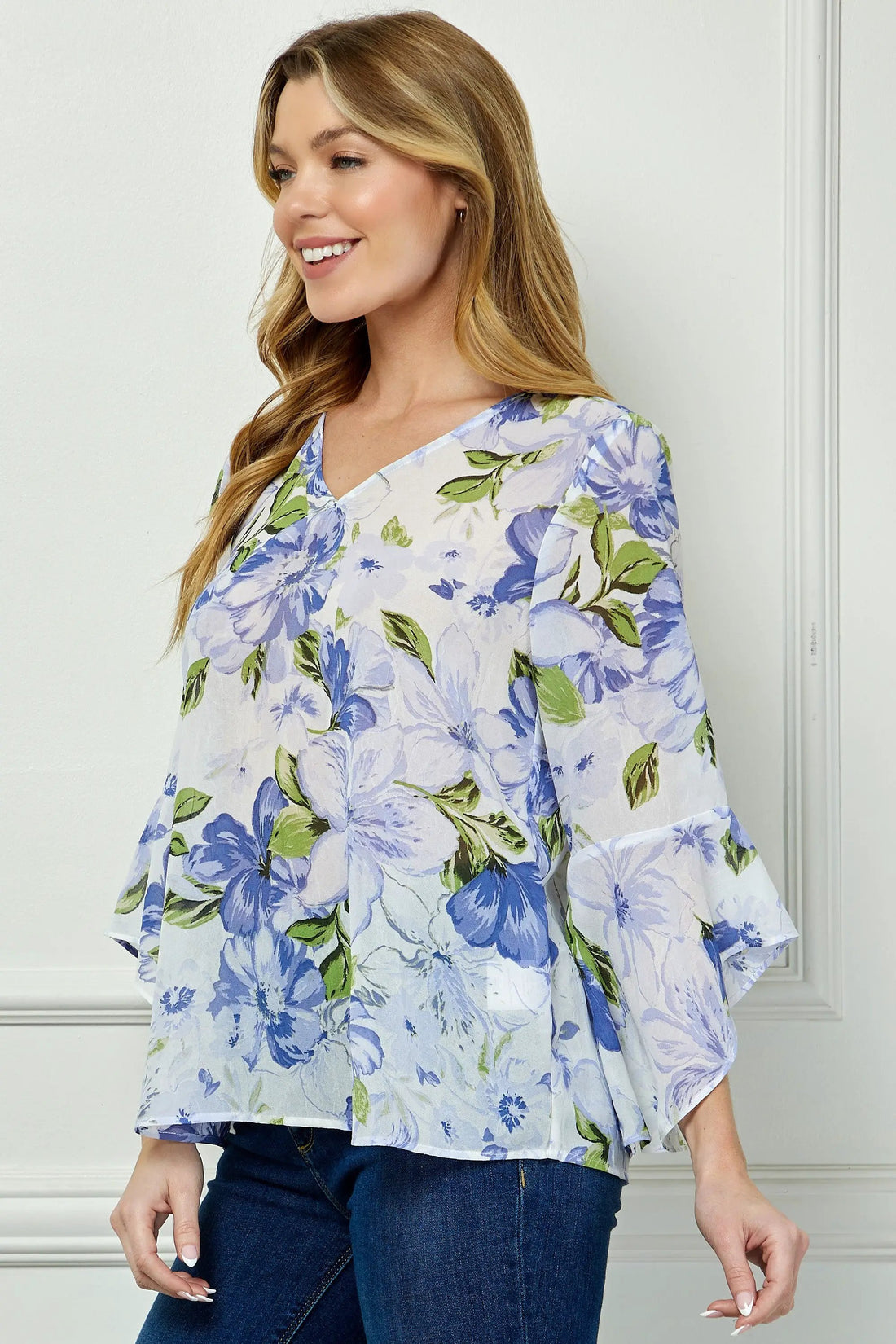 Top Lavanda con Volantes by Yanet Collective