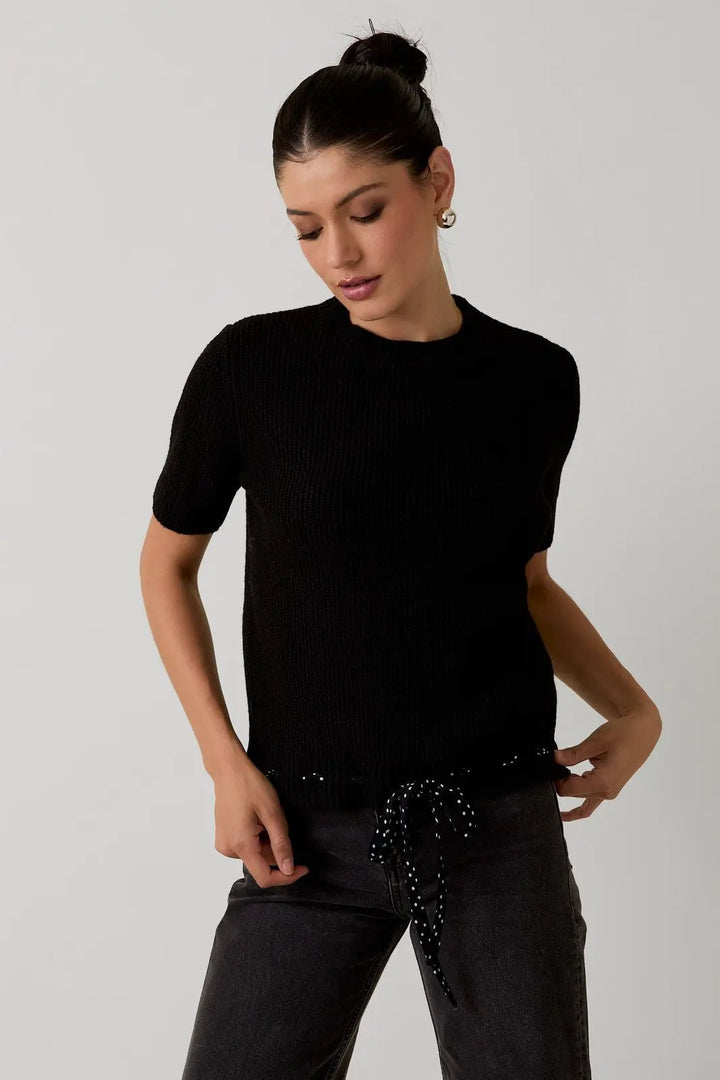 Blusa Elegante Blanca para Dama , Corte Holgado, Estilo Casual by Yanet Collective