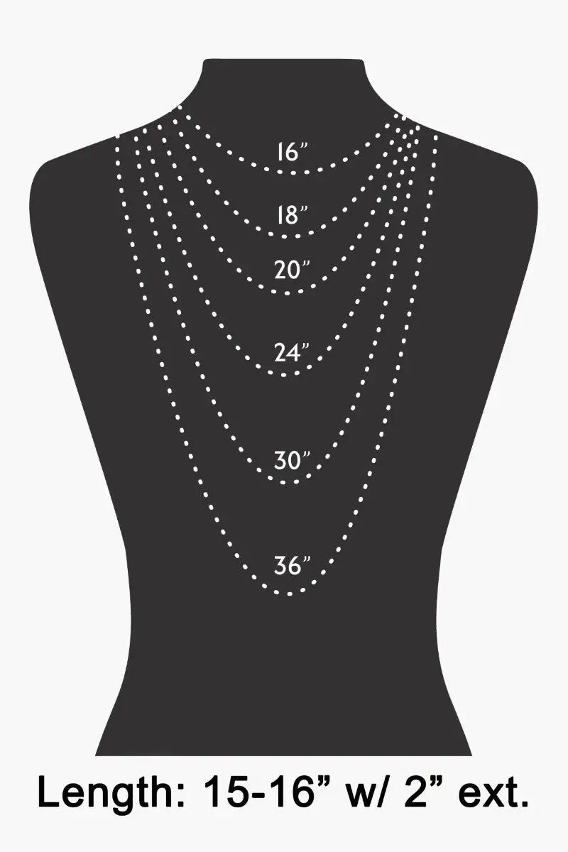 Collar de Cadena en Capas con Eslabones y Cuentas Bañado en Oro by Fame Accessories