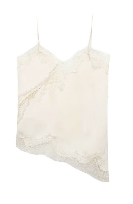 Top Lencero Corto con Encaje - Estilo Boutique
