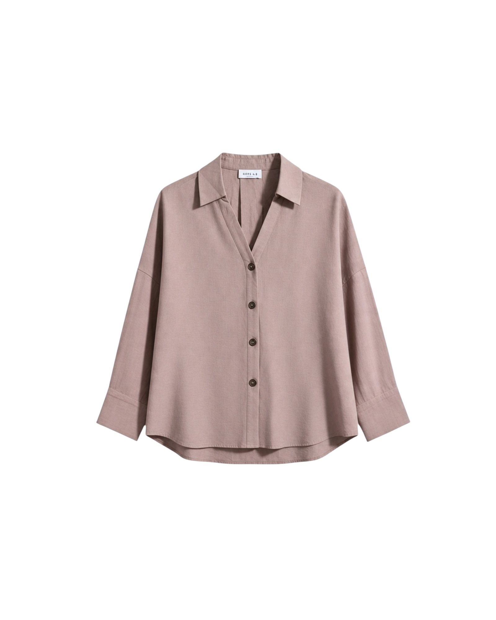 Blusa de Botones Texturizada en Tono Tierra - Estilo Boutique