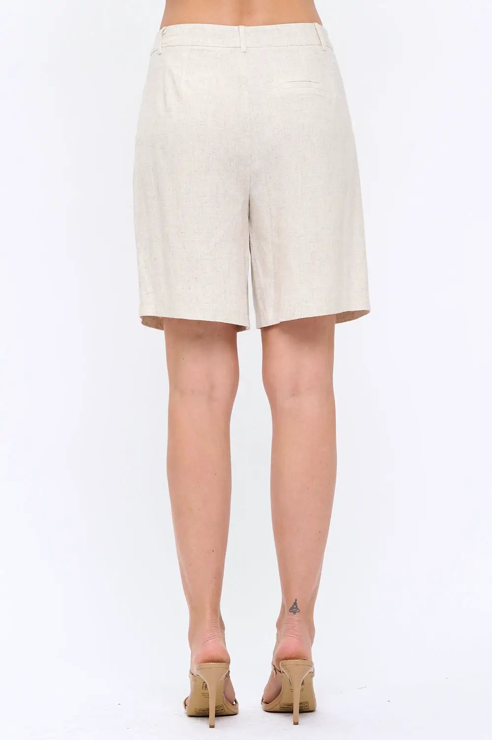 Shorts de Lino Tejidos para Mujer by CHOCOLATE USA