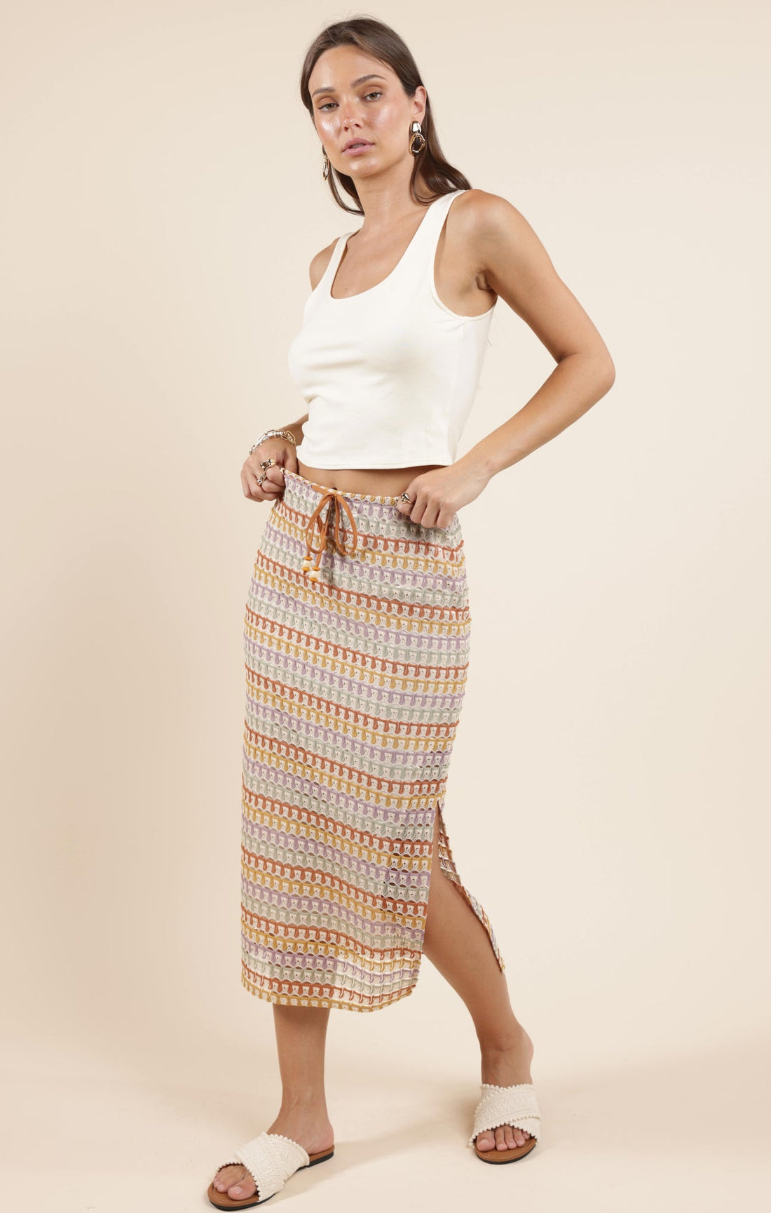 Falda crochet
