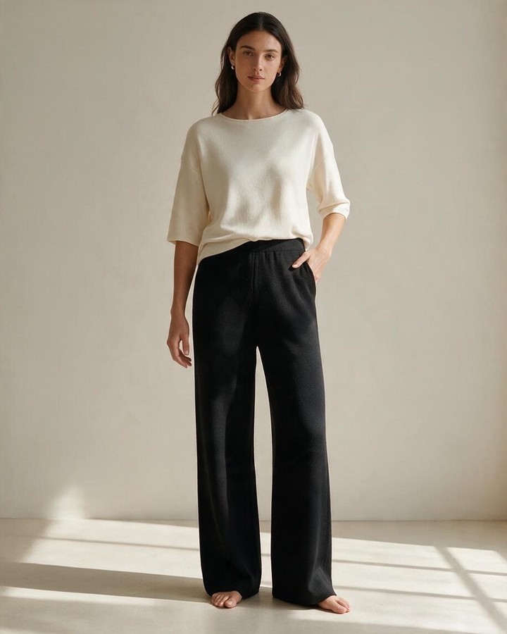 Pantalón Holgado de Dama texturizado “Breezy”