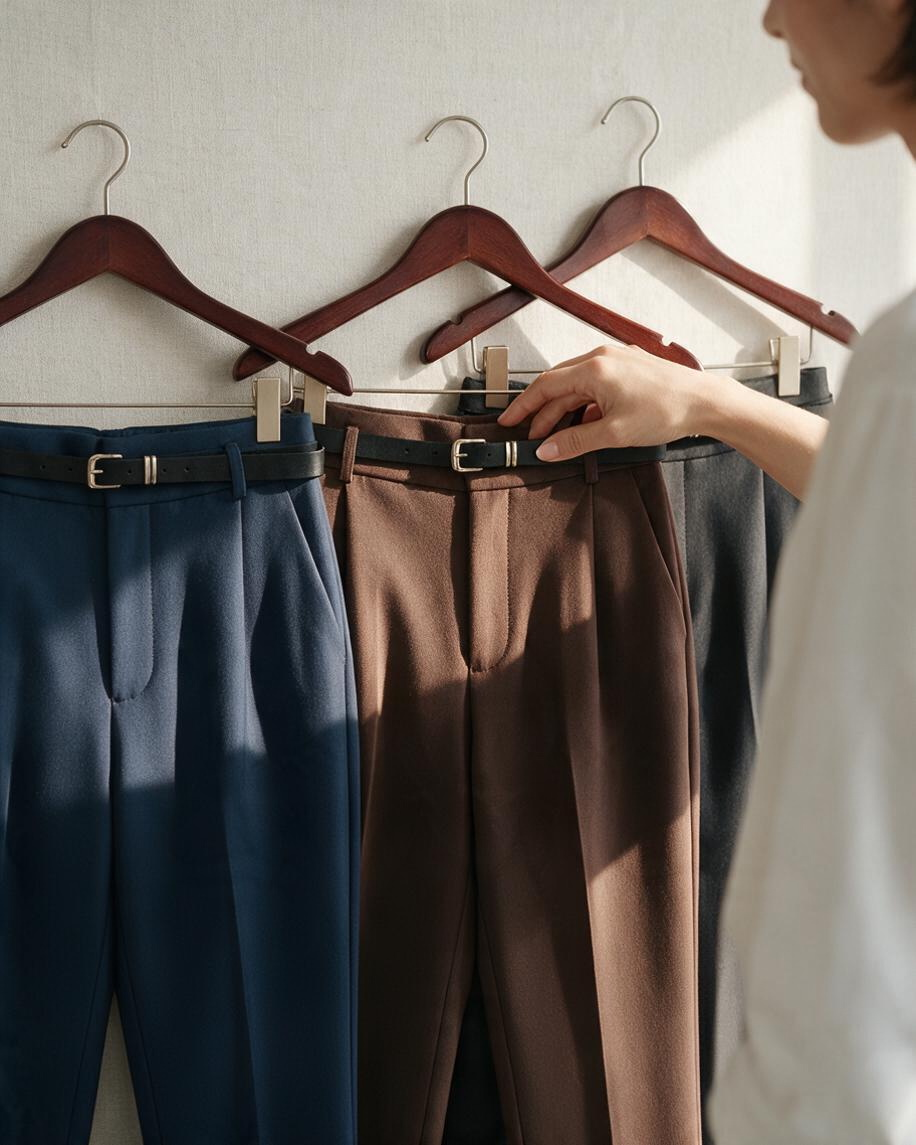 Pantalones de Vestir de Tiro Alto - Elegancia Boutique para Oficina y Eventos
