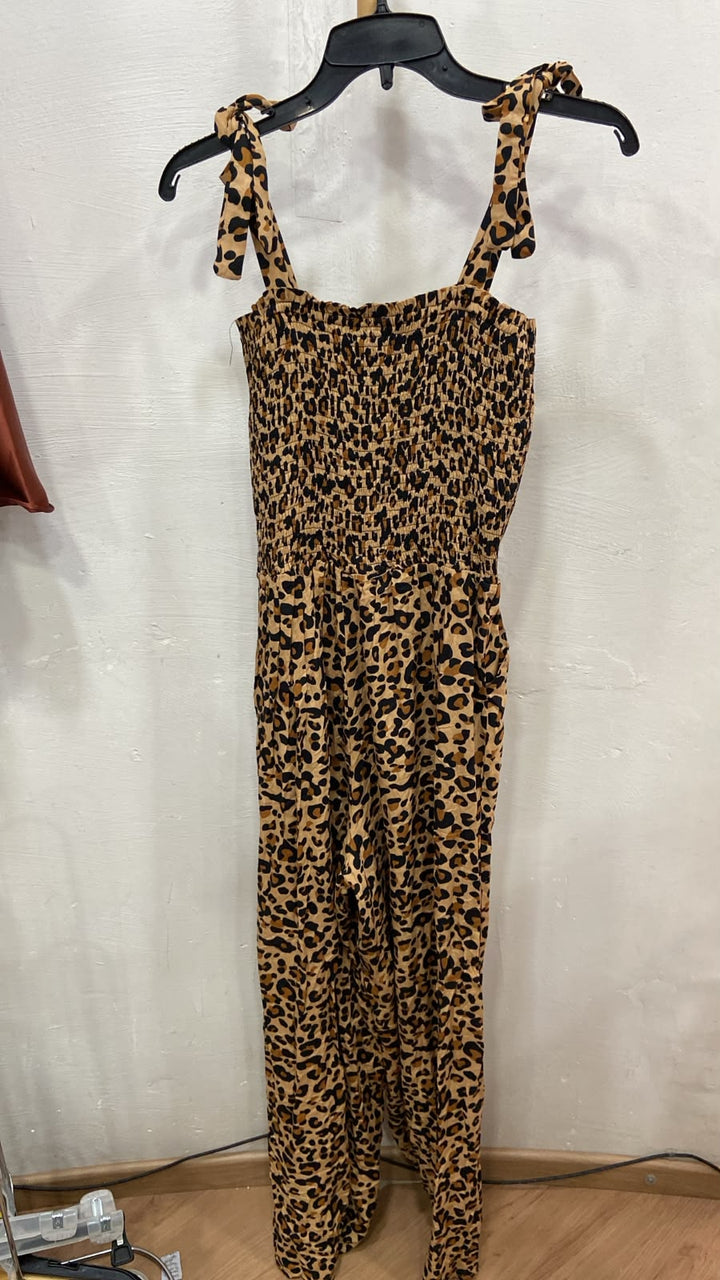 Jumpsuit Estampado Leopardo con Lazos - Estilo Boutique