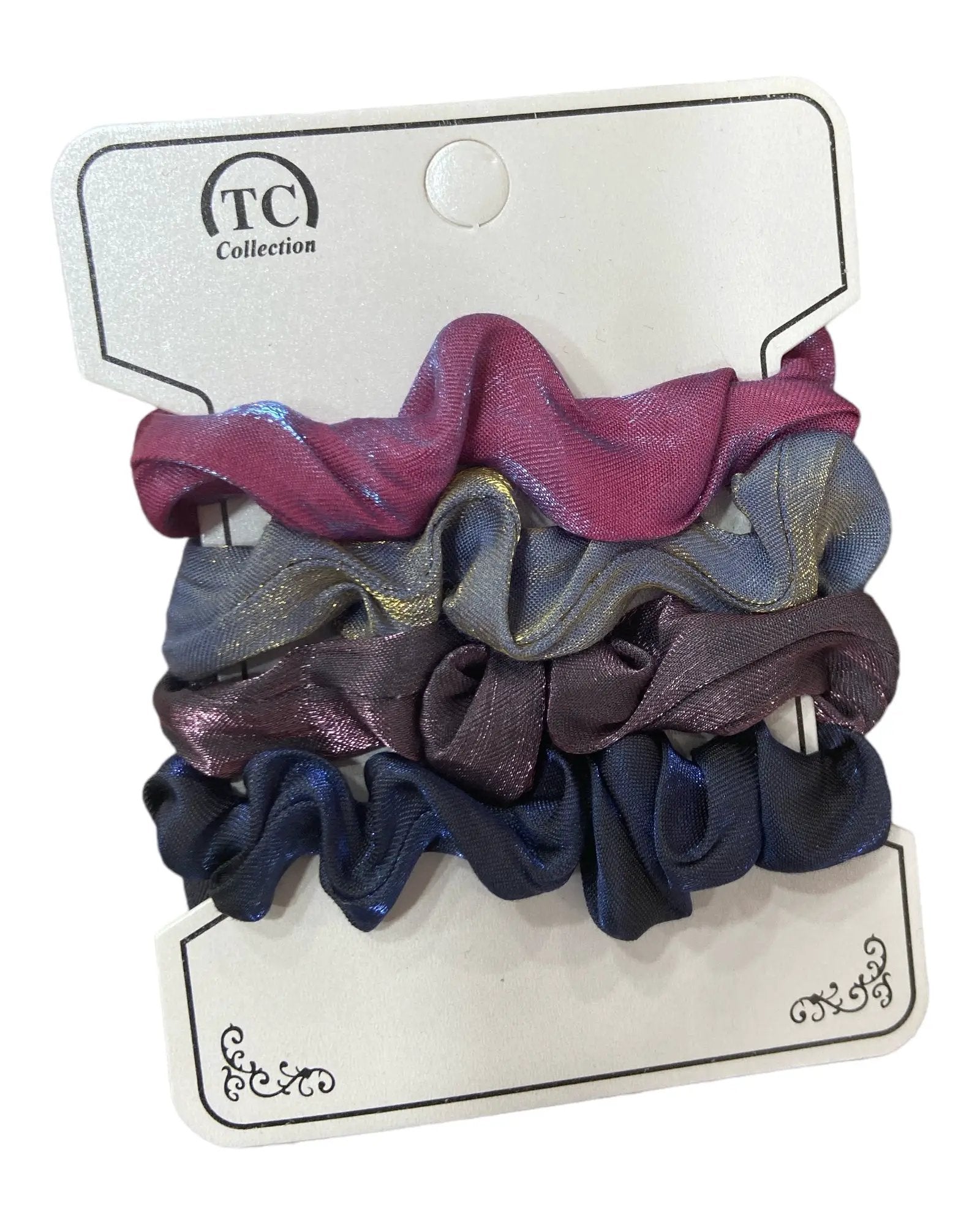 Paquete 4 ligas scrunchies by Yanet Collection
