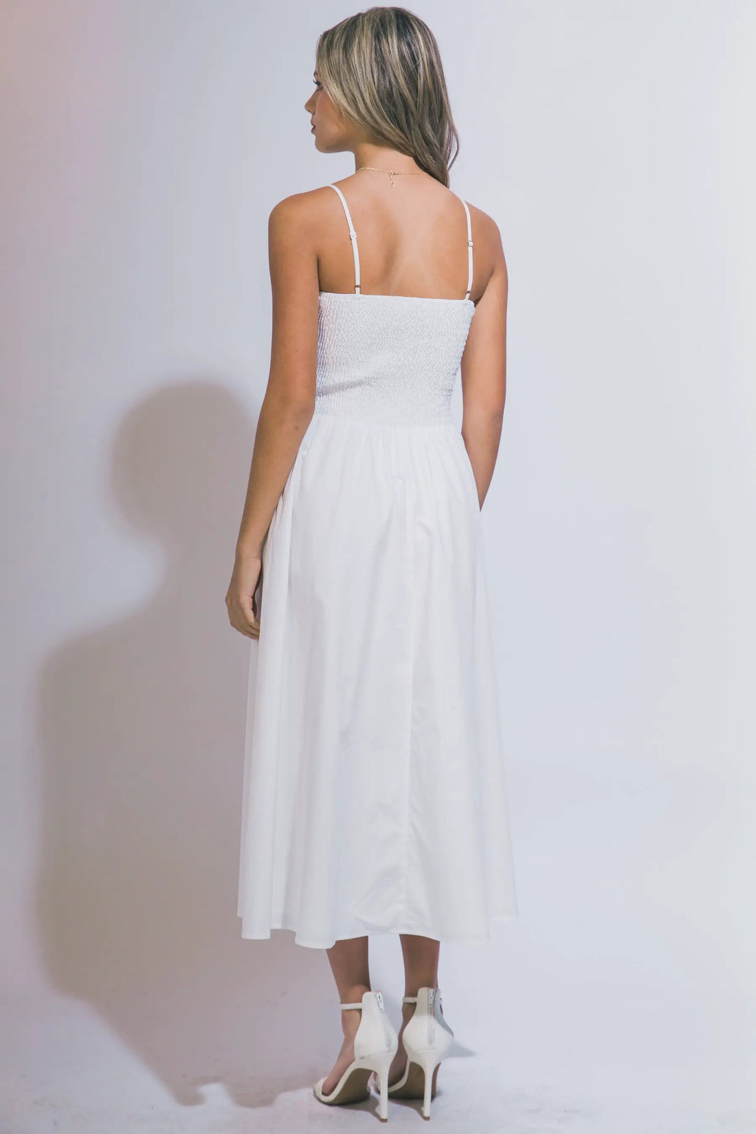 LOVE TREE Vestido Maxi con Nido de Abeja para Mujer - Dresses