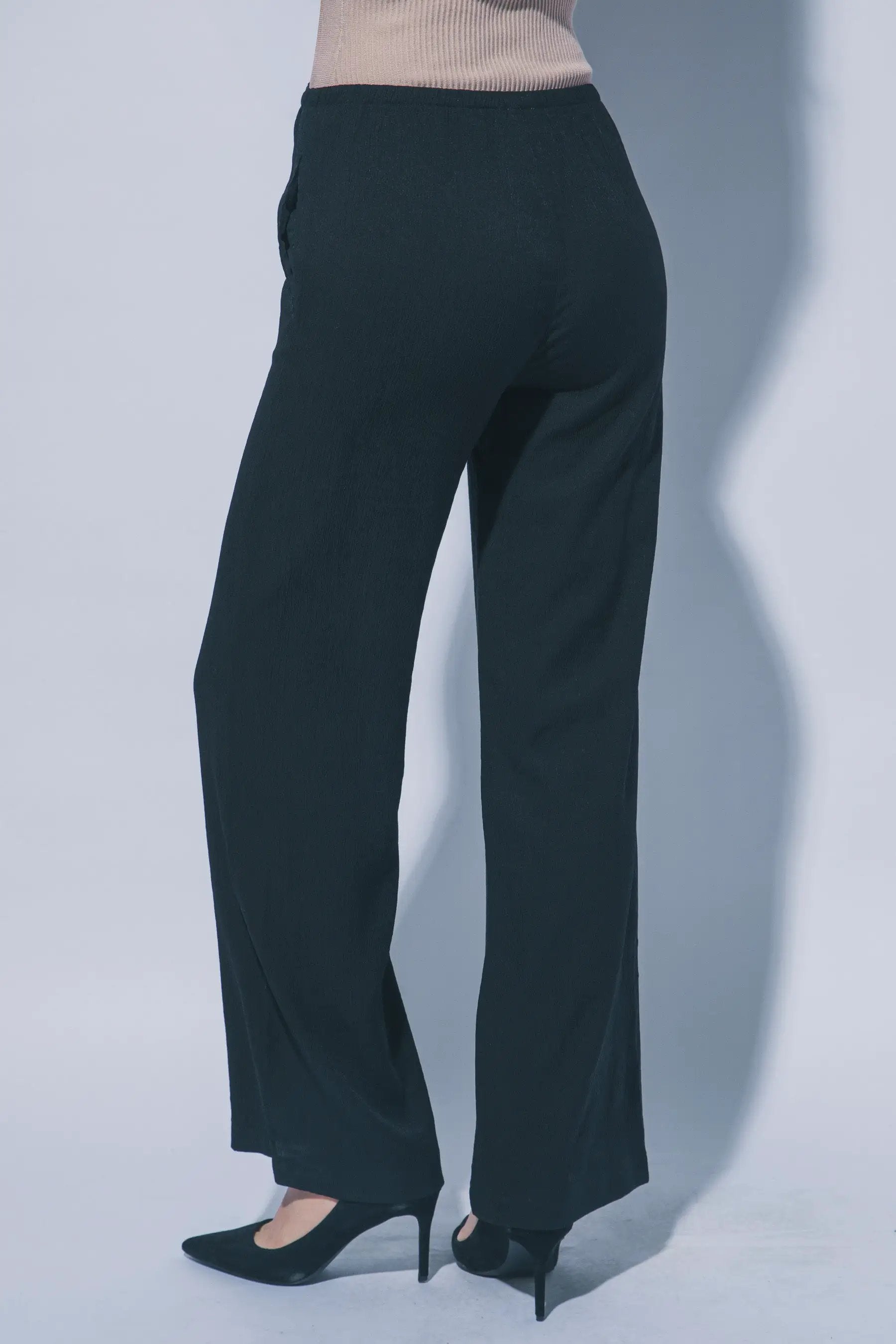 Wholesale Textured Wide Leg Pant 60127PN by LOVE TREE