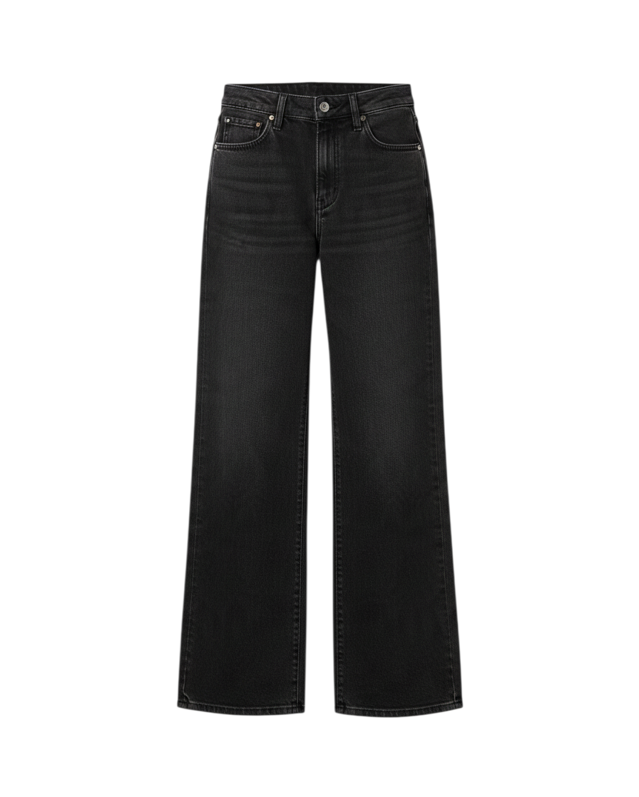 Pantalón negro mezclilla