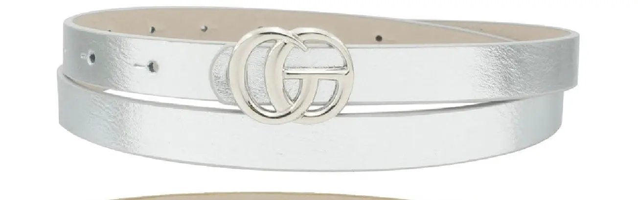Cinturón Skinny con Hebilla Metálica para Mujer - Estilo y Elegancia by joiaaccessory.com