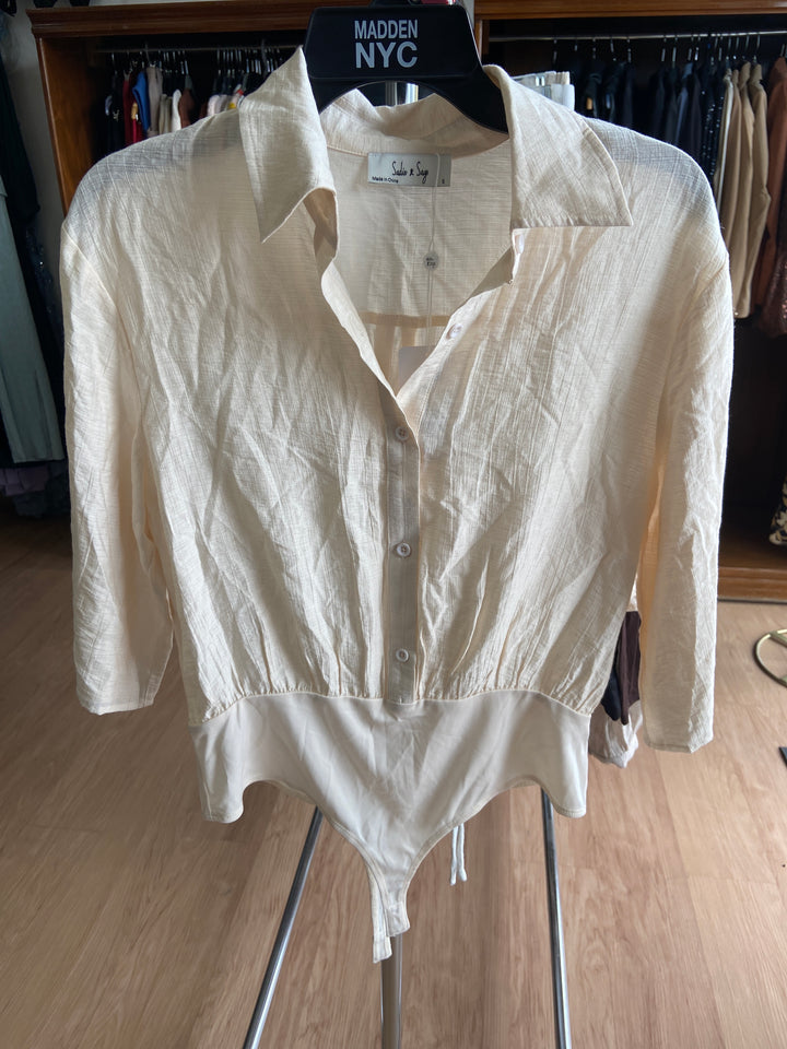 Blusa body beige