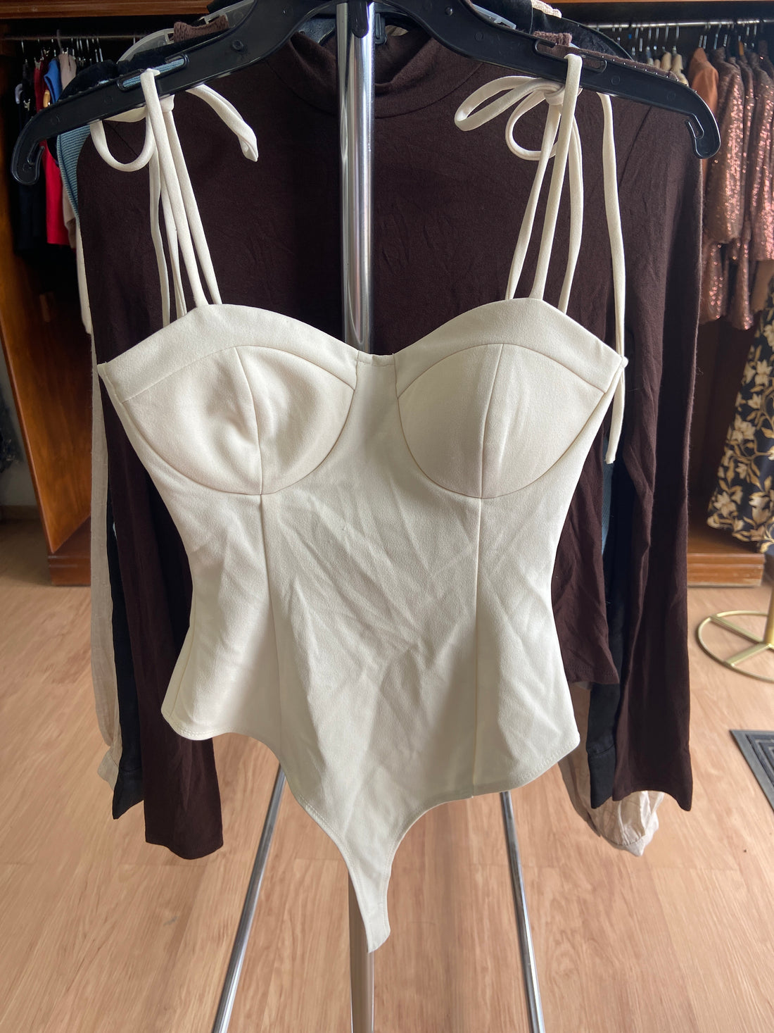 Blusa body beige