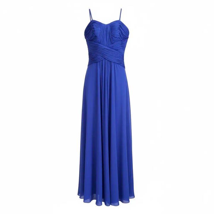 Vestido azul largo by Yanet Collective