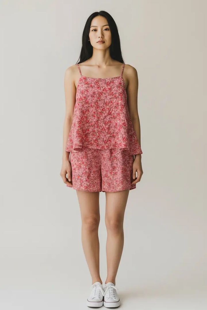 Vestido romper naranja by Yanet Collective