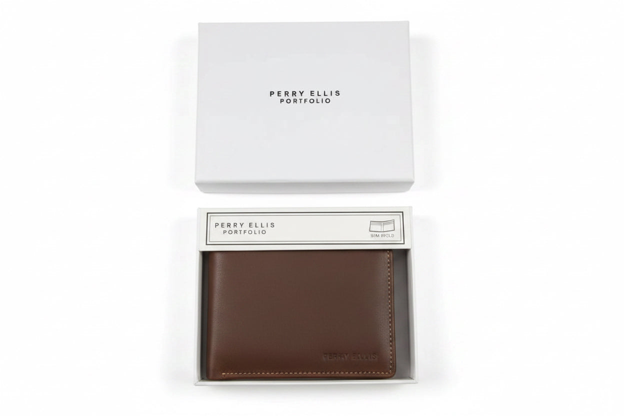Yanet Collective Cartera Hombre Piel Café Perri Elis Regalo para Papá - Wallets