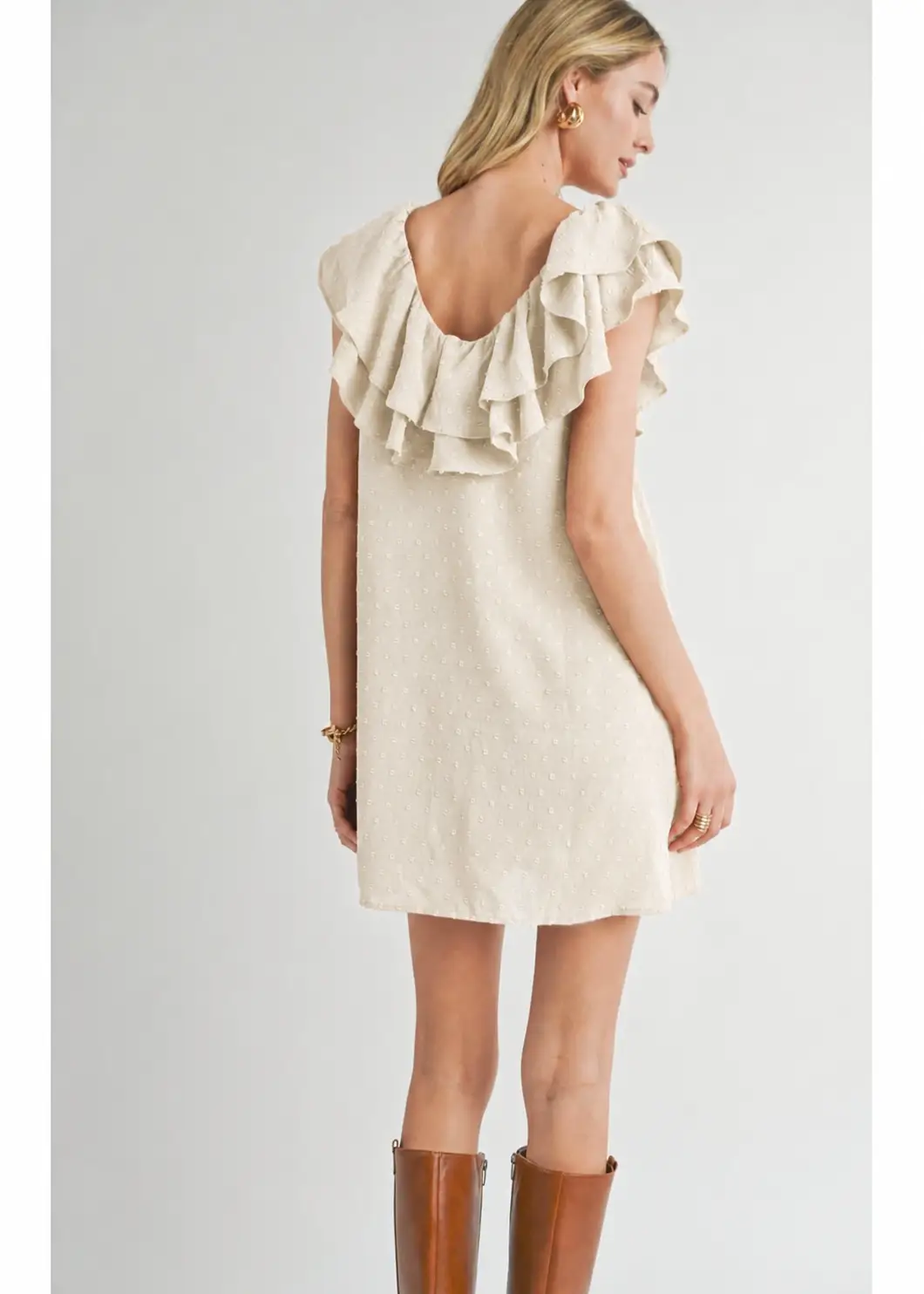 Vestido Beige Olanes Exclusivo by Yanet Collective