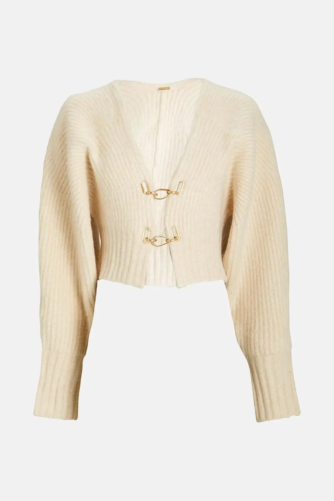 Yanet Collective Suéter Cardigan beige - Cardigans