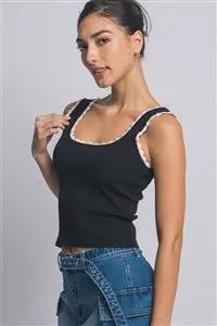 Blusa sin Mangas con Perlas para Mujer | Outfit Coquette Aesthetic | Look Casual Elegante by Yanet Collective