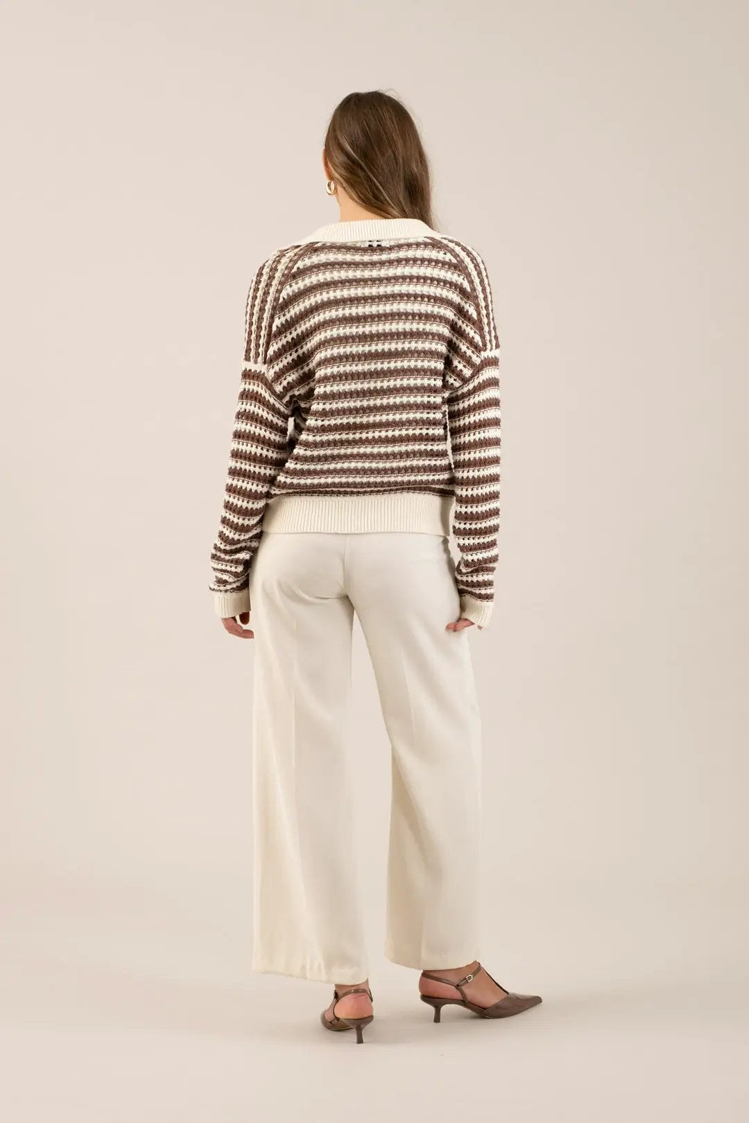 Pantalón Mujer Talle Alto Elegante Formal Oficina Moda Casual by Yanet Collective