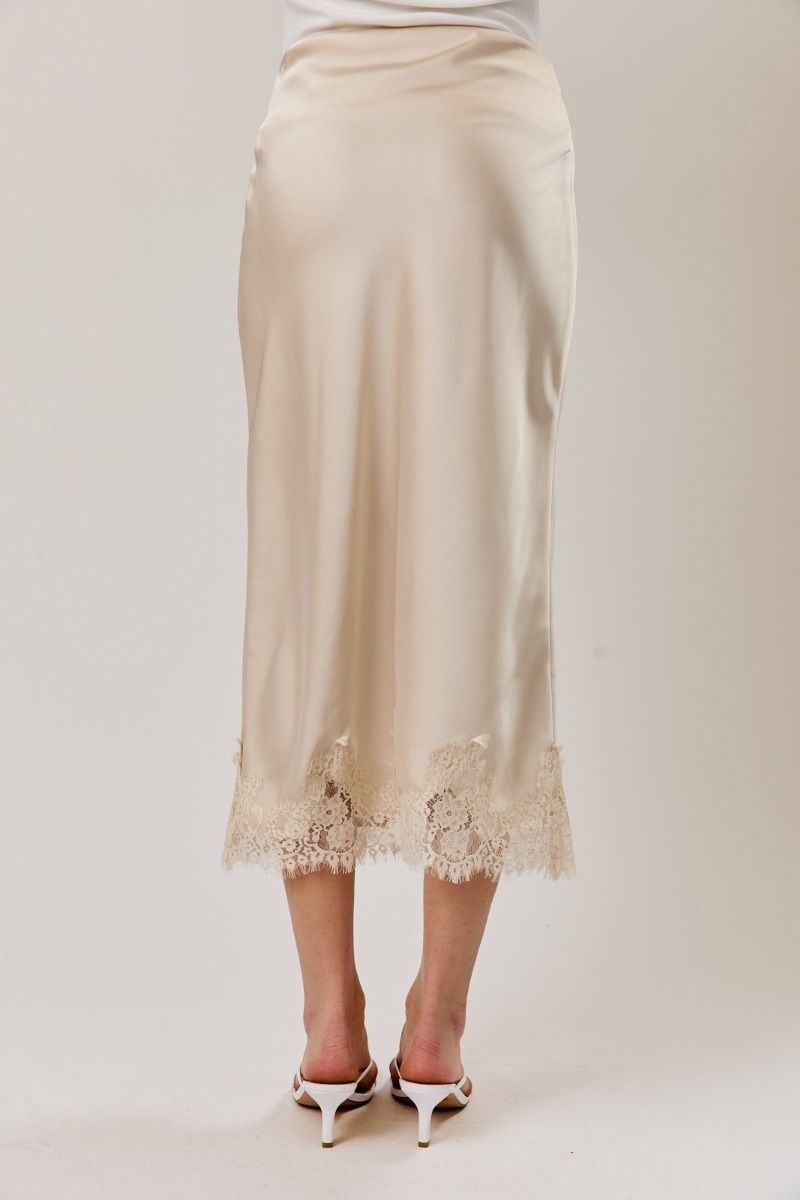 Falda Beige