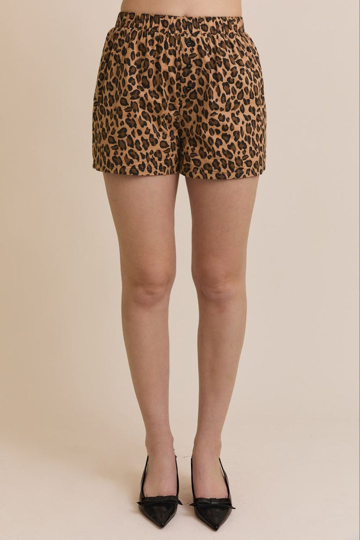 Bóxers de Algodón con Estampado Animal – Shorts Tejidos de Leopardo