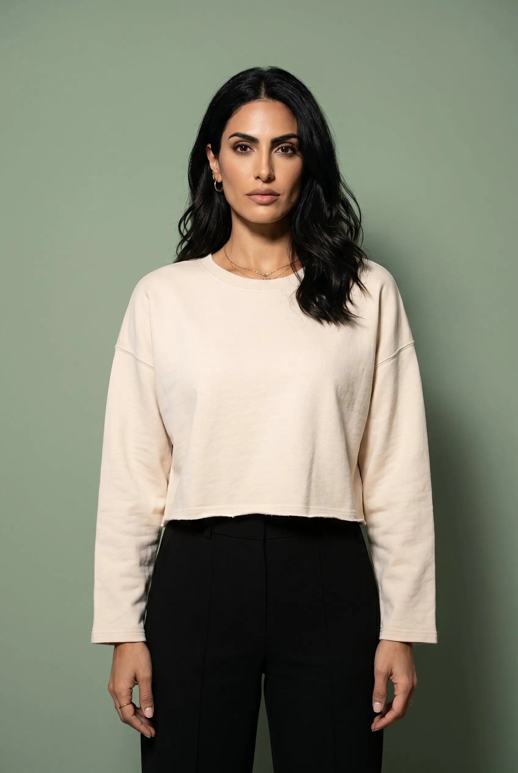 Yanet Collective Blusa sudadera beige - Sweatshirts