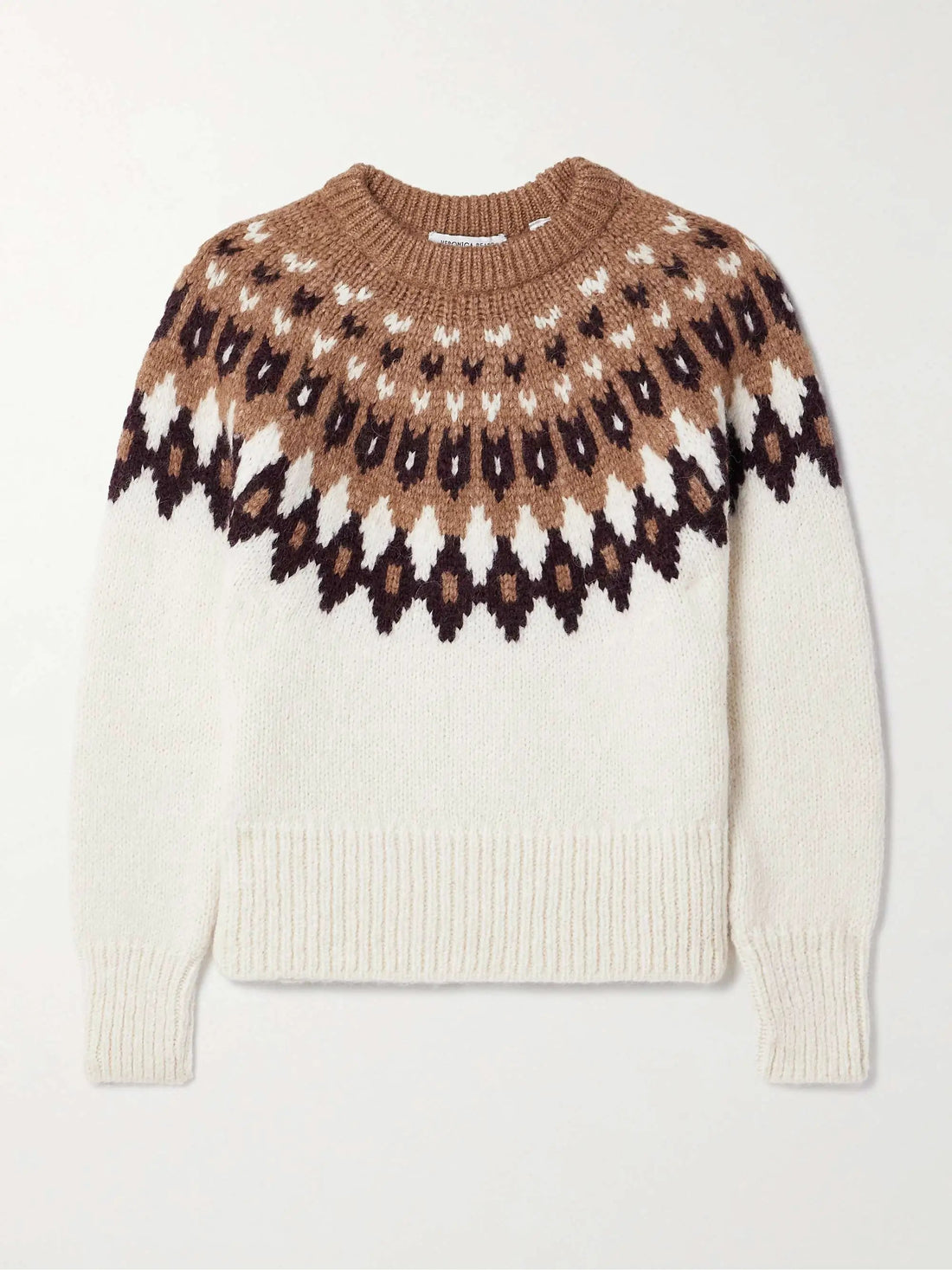 Suéter estilo Fair Isle – cuello redondo y diseño invernal by Yanet Collective