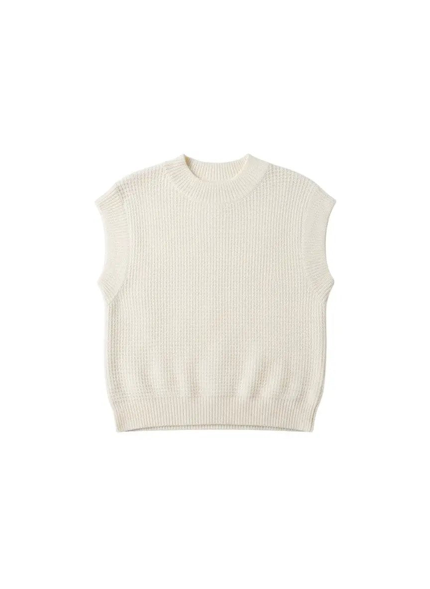 Blusa beige tejida by Yanet Collective