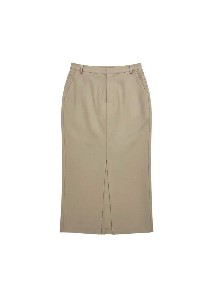 Falda beige by Yanet Collective