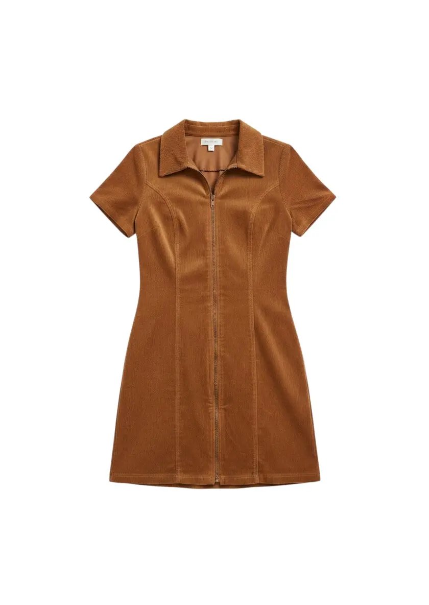 Vestido café Pana by Yanet Collective