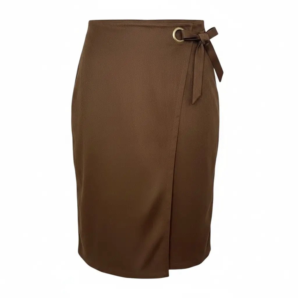 Falda ante cafe midi by Yanet Collective