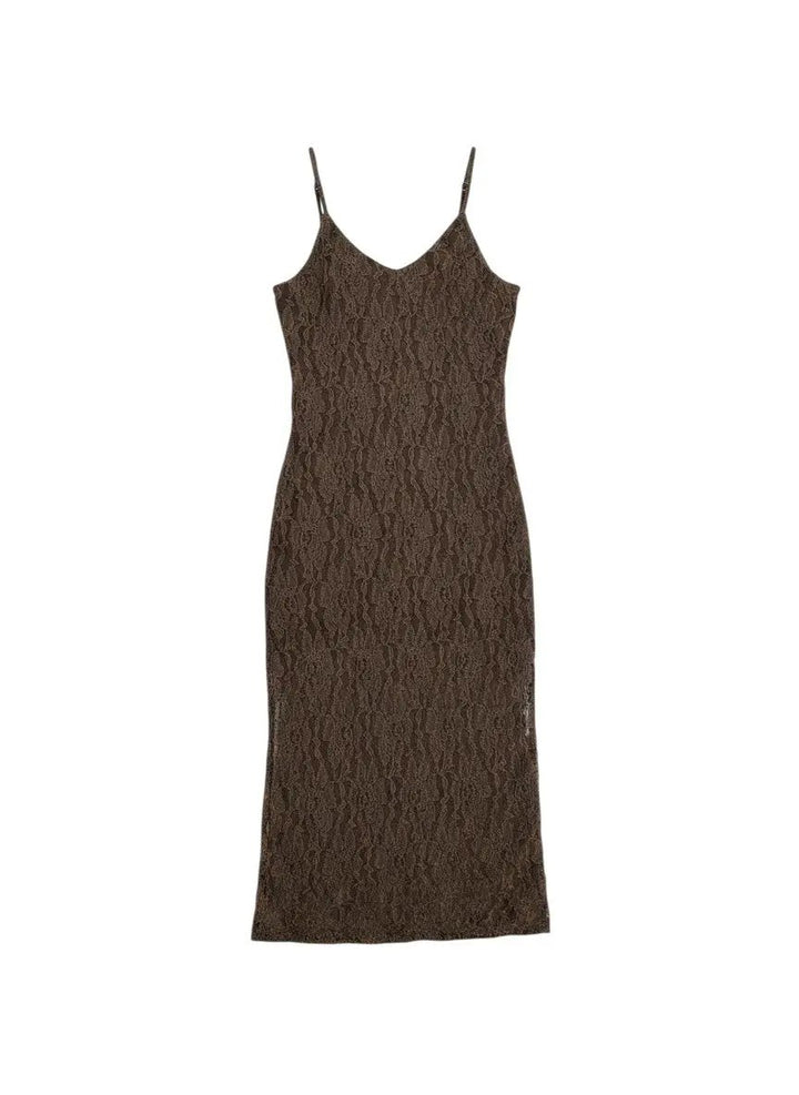Vestido encaje verde by Yanet Collective