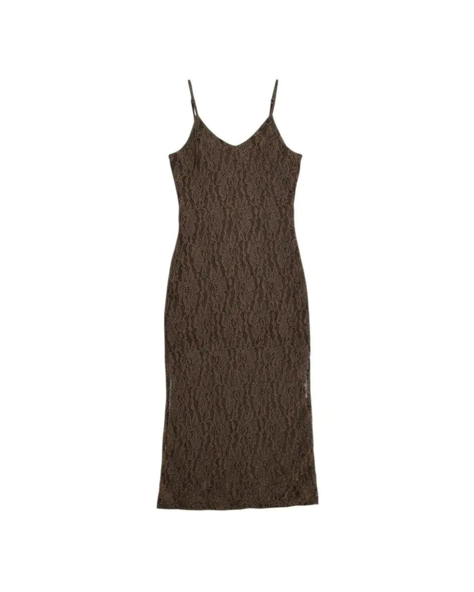 Vestido encaje verde by Yanet Collective