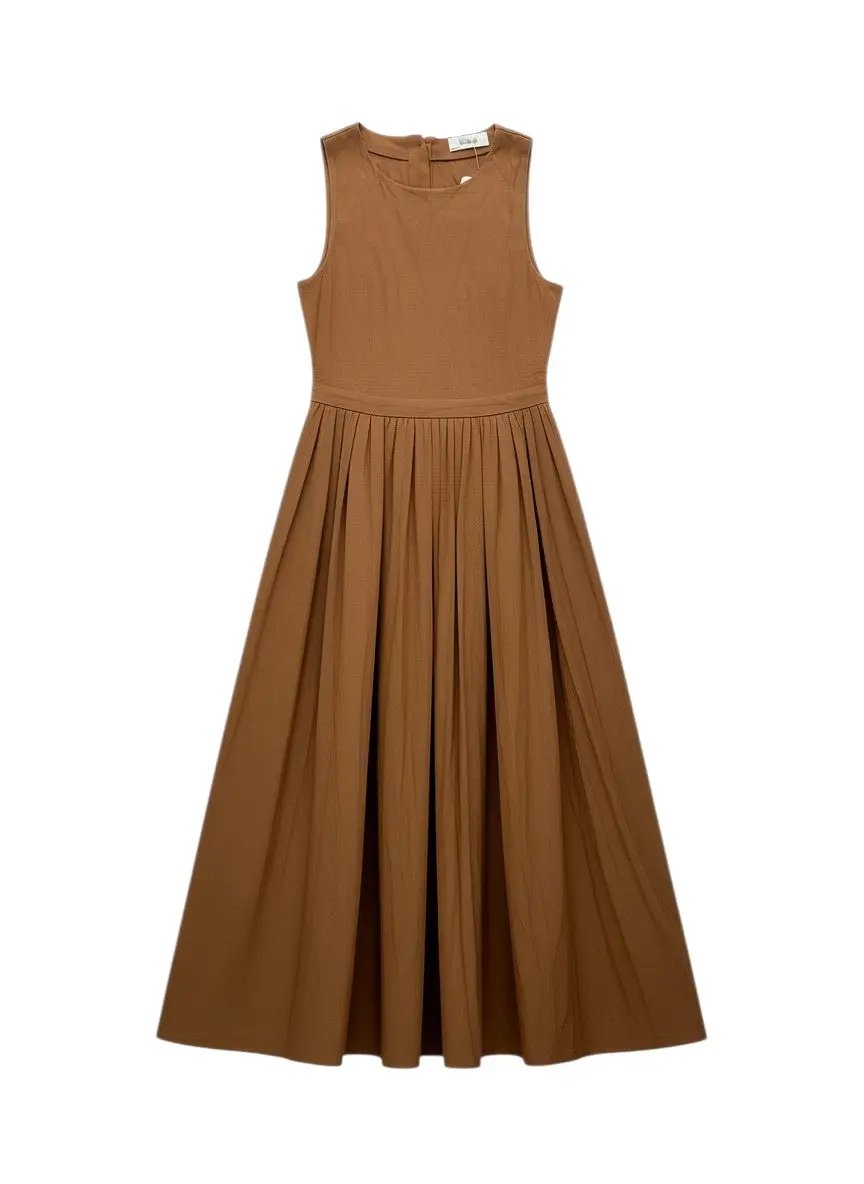 Vestido café by Yanet Collective