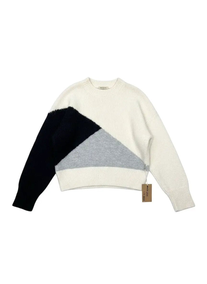 Suéter Multicolor Negro Beige Gris by Yanet Collective