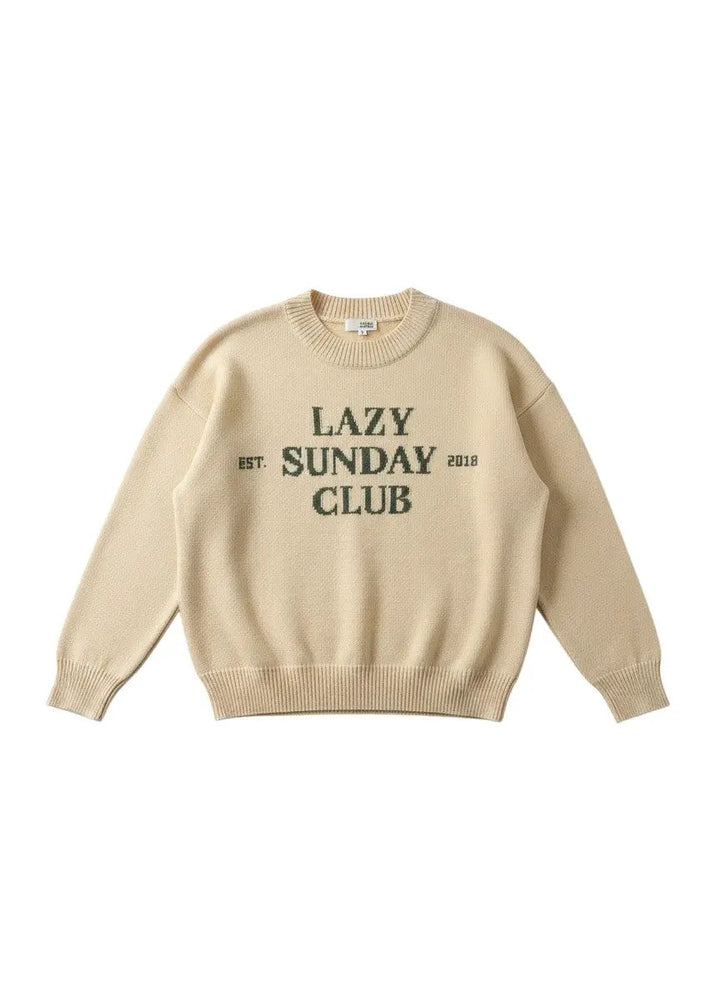 Yanet Collective sueter LAZY CLUB - Sweaters