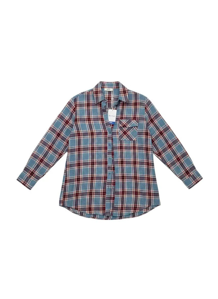 Blusa camisa a cuadros by Yanet Collective
