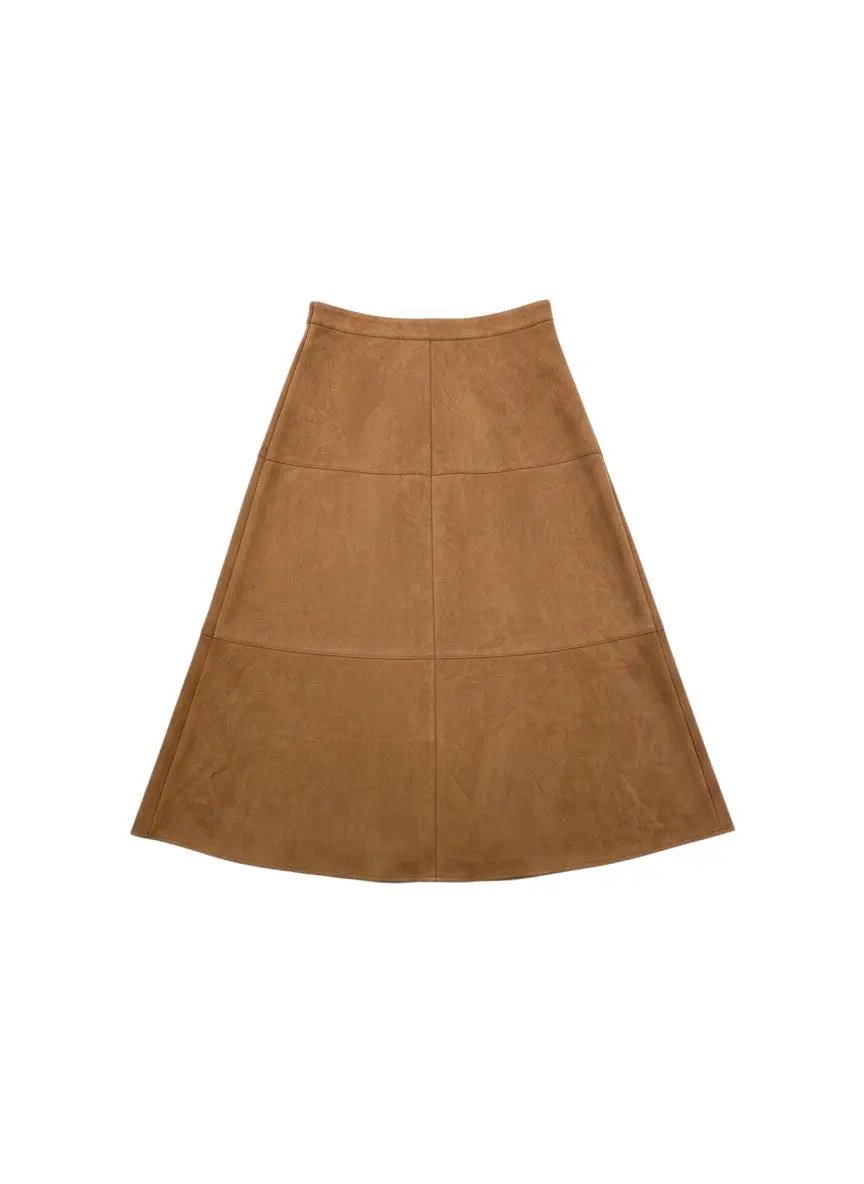Falda larga kaki by Yanet Collective