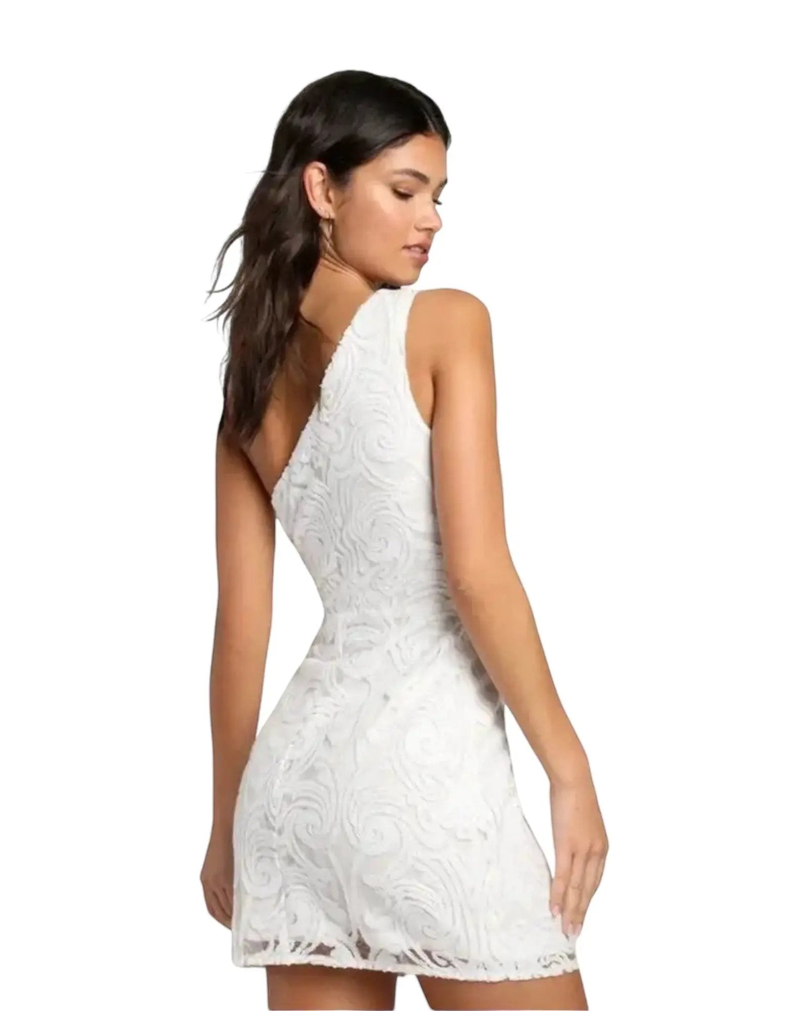 Vestido blanco encaje by Yanet Collective